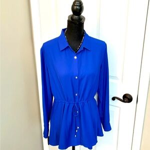 DKNY Cobalt Blue Blouse💙NWOT💙